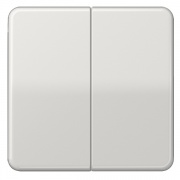 Клавиша 2-ая для двухклавишного выключателя/кнопки Jung CD Светло-серый