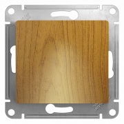 Вывод кабеля механизм SE Glossa, дерево дуб