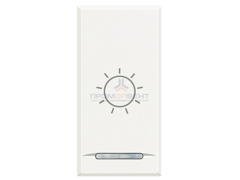 Axolute Клавиши с символами для системы автоматизации для 1 функции - 1 модуль, Лампа, цвет белый