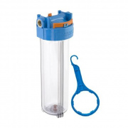 Фильтр магистральный 20"BB ДЖИЛЕКС 1MC20 - 1" (ВР/ВР, прозрачная колба)