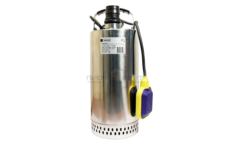 Насос дренажный UNIPUMP SPSN 550 F - 0,55 кВт (однофазный, Hmax 30 м, Qmax 150 л/мин, кабель 5 м)