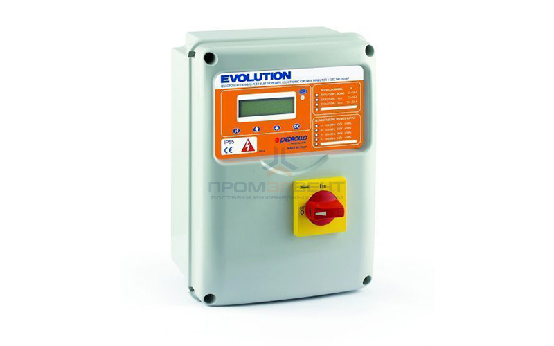 Пульт управления Pedrollo EVOLUTION-TRI/1 (для трехфазных насосов 0,55-7,5 кВт)