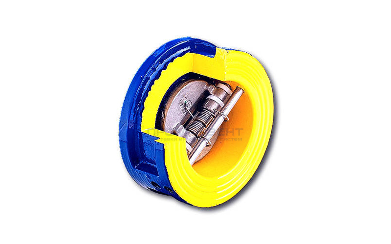 Клапан обратный дисковый Zetkama 407 A - Ду50 (ф/ф, PN16 Tmax 100°C, исполнение №56)