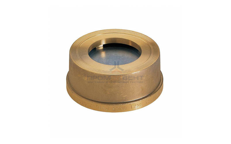 Клапан обратный межфланцевый Zetkama V275-Н - Ду15 (ф/ф, PN16, Tmax 200°C, латунь)