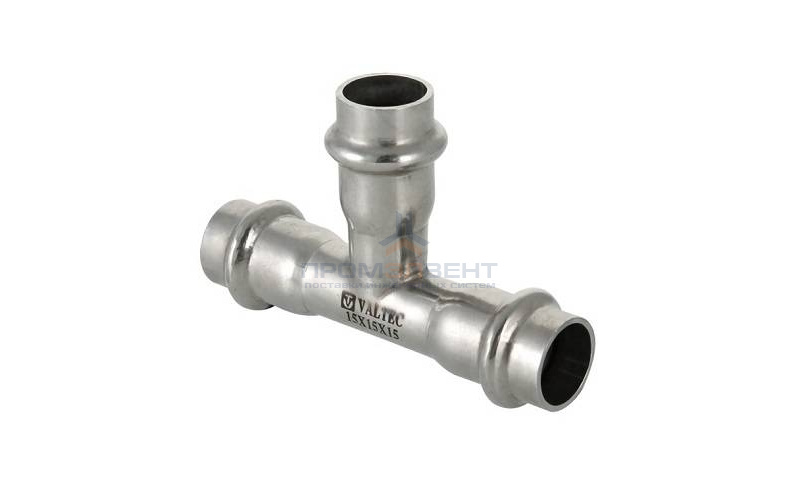Тройник переходной VALTEC VTi.931 - 42 x 35 x 42 (прессовой, для труб из нержавеющей стали)