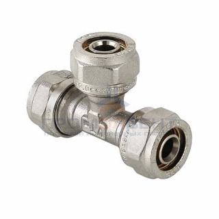 Тройник переходной VALTEC VTm.331 - 20 x 26 x 20 (винтовой, для металлопластиковых труб)