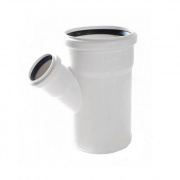 Тройник с уменьшенным отводом на 45° REHAU RAUPIANO PLUS - 125 x 110 (для внутренней канализации)