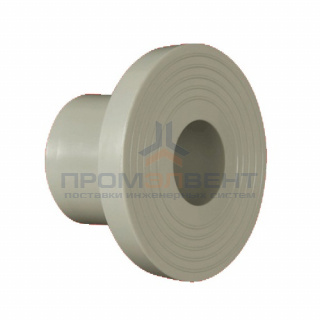 Бурт фальцевый FV-Plast - 75 (для полипропиленовых труб под пайку, цвет серый)