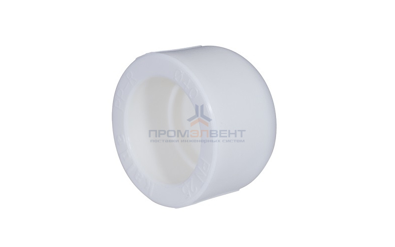 Заглушка KALDE - 25 (для полипропиленовых труб под пайку, цвет белый)