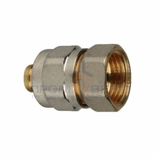 Переход на внутреннюю резьбу STOUT - 16 x 1/2" (винтовой, для металлопластиковых труб)