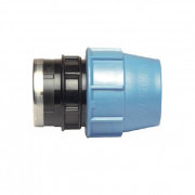 Переход на внутреннюю резьбу UNIDELTA 1004 - 90 x 2" (винтовой, для труб ПНД, резьба пластиковая)