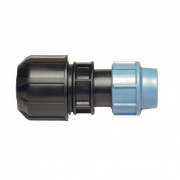 Переход на универсальное присоединение UNIDELTA 1033 - 32 x 20/27 (винтовой, для труб ПНД)