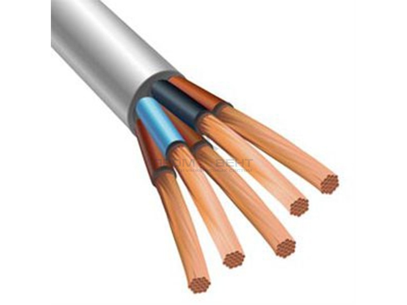 Провод соединительный ПВС 5х2,5 ГОСТ 7399 (Электрокабель НН)