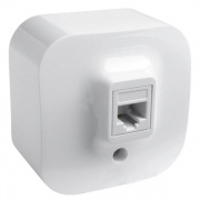 Розетка телефонная Legrand Quteo RJ11 белая [уп 20шт]