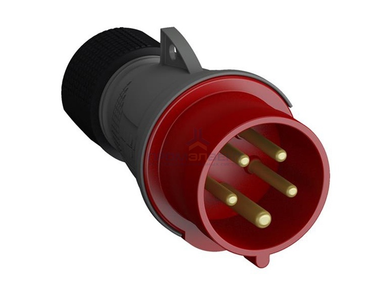 Вилка кабельная Easy&Safe ABB 432EP6 32А 3P+N+E IP44 6ч