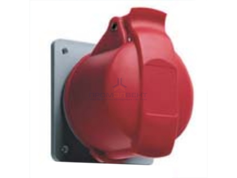 Розетка встраиваемая прямая ABB 432 RU6 IP44 32A 3P+N+E