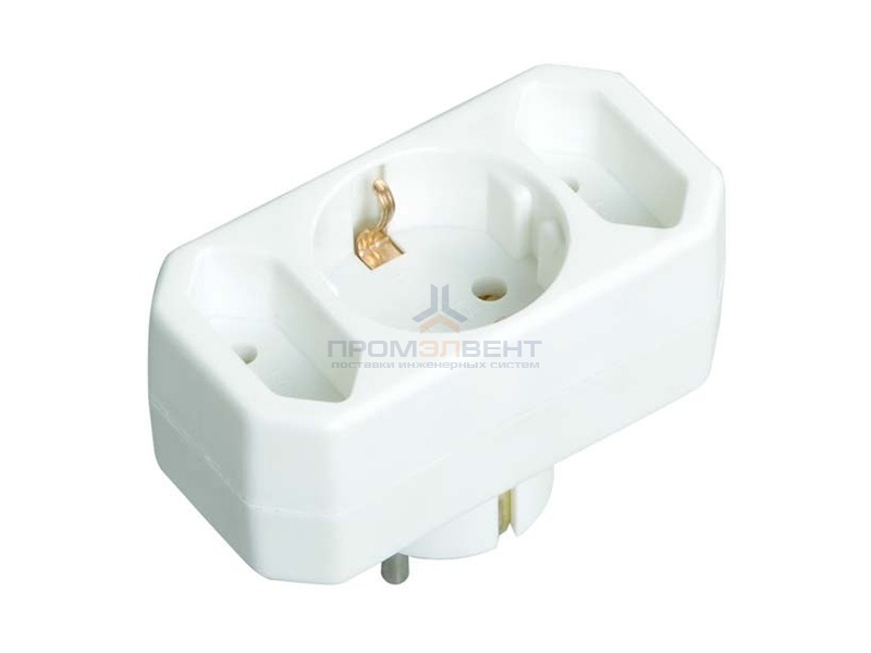 Тройник Т-01/01-2  1круглое+2плоских места ИЭК