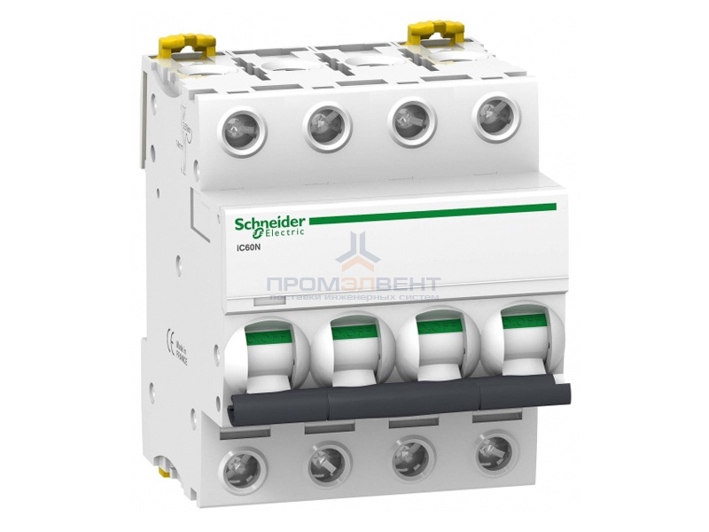 Автоматический выключатель Schneider Electric Acti 9 iC60N 4П 40A 6кА B (автомат)