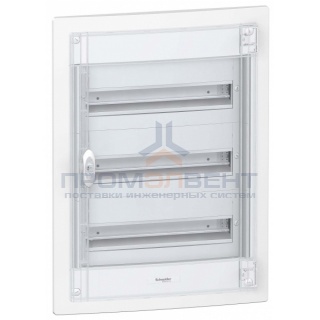 Щит встраиваемый Schneider Electric Pragma (3х18) 54 модуля с прозрачной дверью с клемниками N+PE