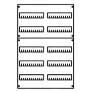 Панель под установку модульных устройств 2ряда/5 рейки высота 750 мм
