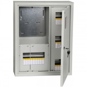 Щит металлический ЩУРн-3/18зо-1 36 УХЛ3 IP31 на 3-х фазный счетчик и 18 модулей навесной ИЭК